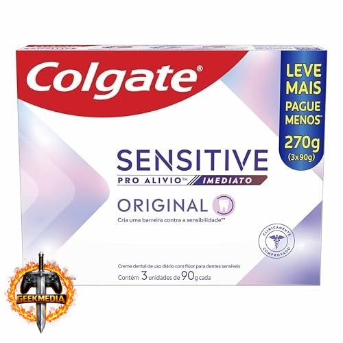 Colgate Sensitive Pro Alívio Imediato Creme Dental 3x90g