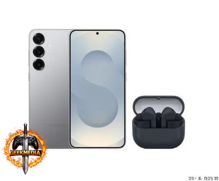 Samsung Galaxy S25 512GB Prata  Galaxy Buds3 Fe Preto