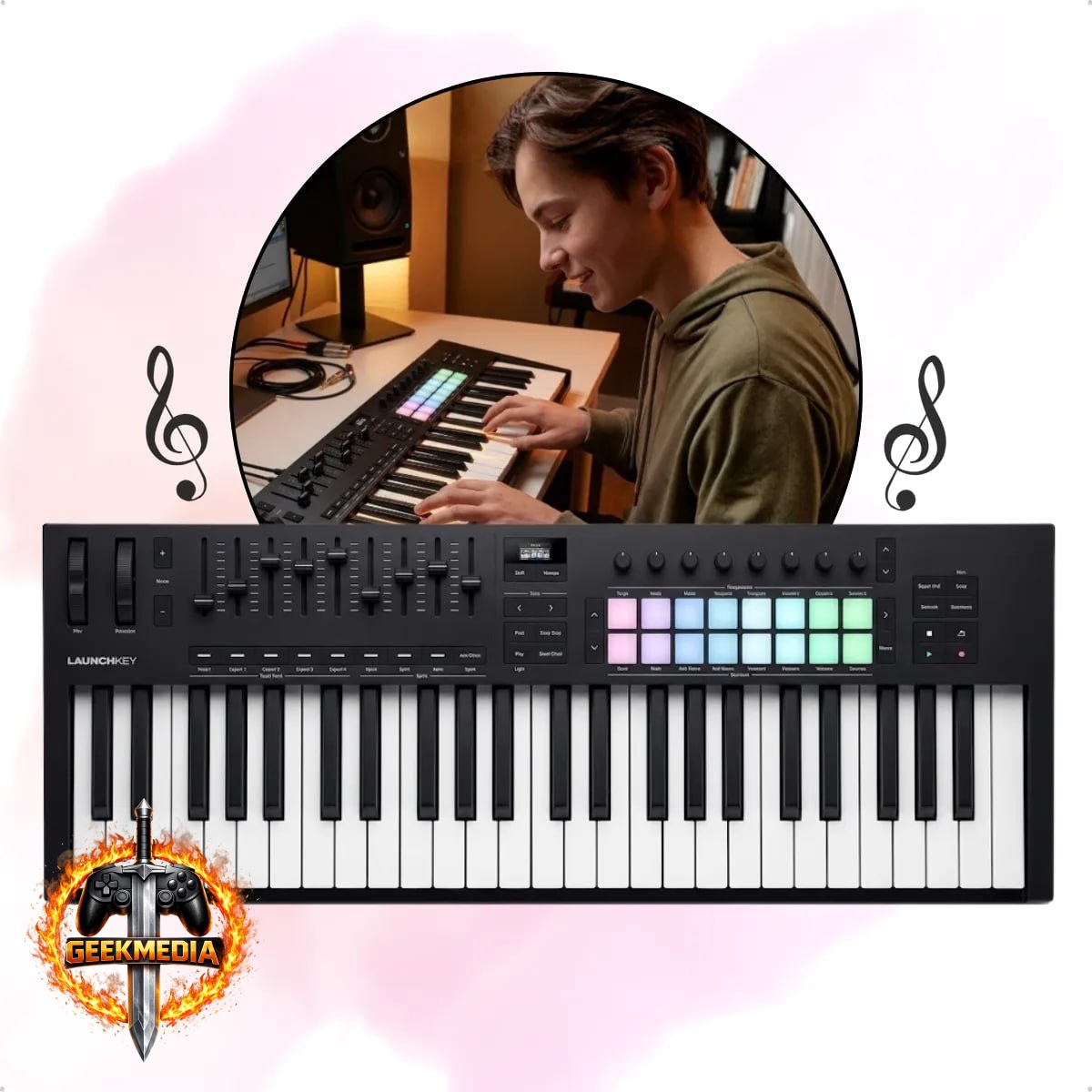 Teclado MIDI Novation Launchkey Mk4 49 Teclas