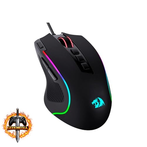Mouse Gamer Redragon Predator RGB M612-RGB Preto