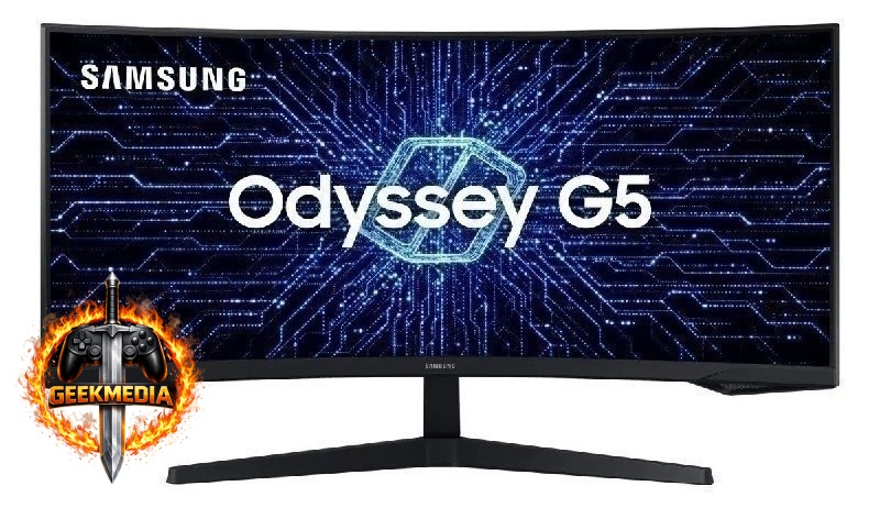 Monitor Gamer Curvo Samsung Odyssey G5 34" UWQHD 165Hz