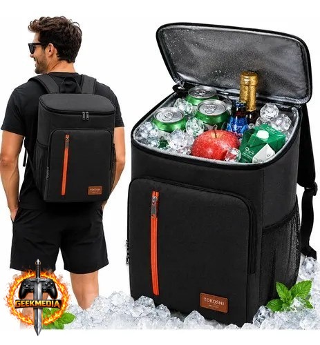 Bolsa Térmica Mochila Marmita Grande Cooler Impermeável 20 Litros