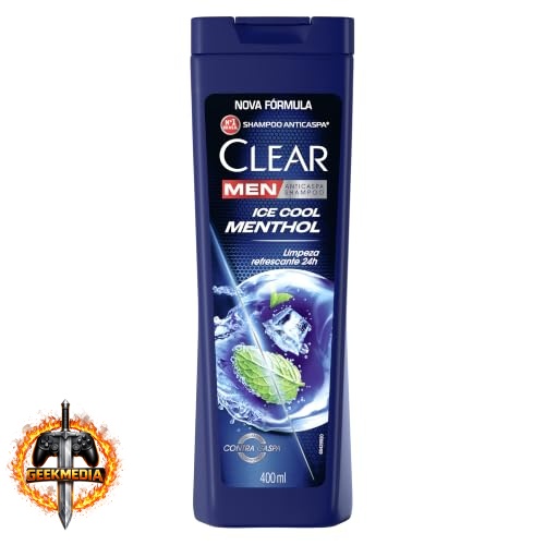 Clear Shampoo Men Anticaspa Ice Cool Menthol 400ml