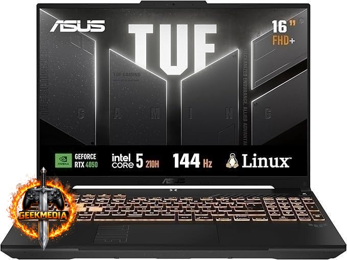 Notebook ASUS TUF Gaming F16 RTX 4050