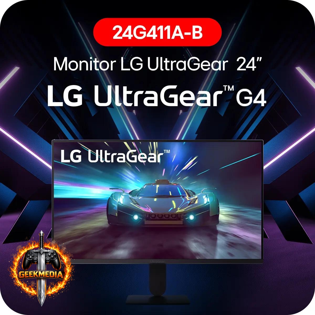 Monitor LG UltraGear 24G411A-B 24" FHD 144Hz