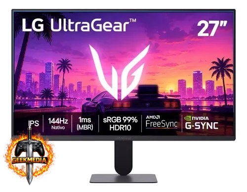 Monitor LG Ultragear 27" 144Hz 1ms (27G411B)