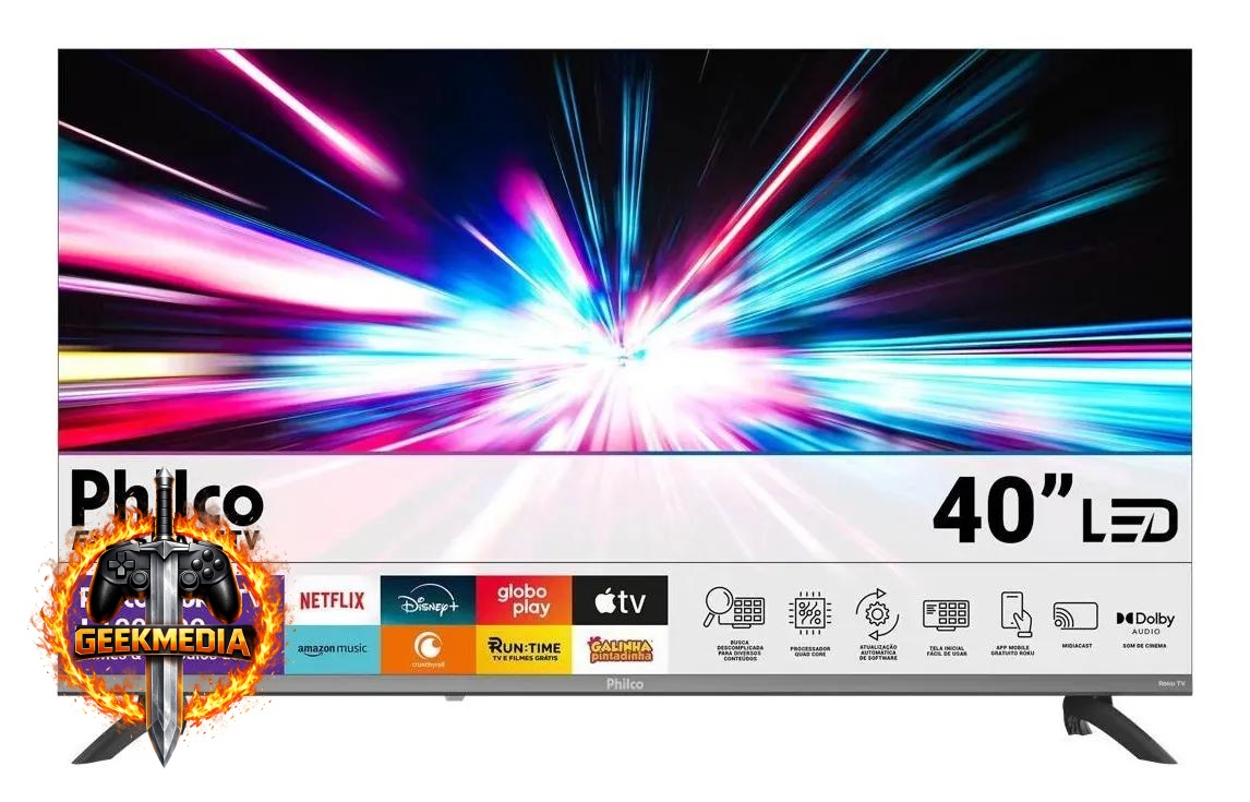 Smart TV Philco 40" Full HD Roku TV