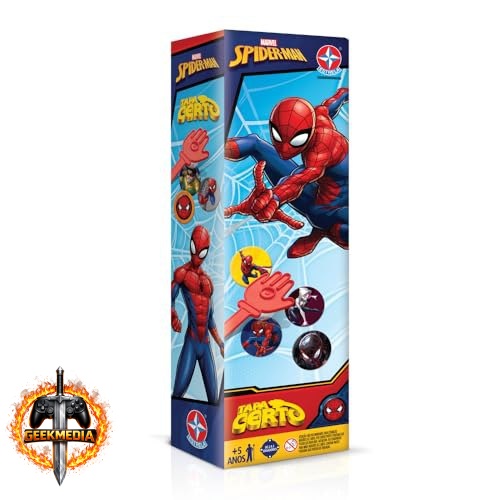 Jogo de Tabuleiro Tapa Certo Spider-Man - Estrela
