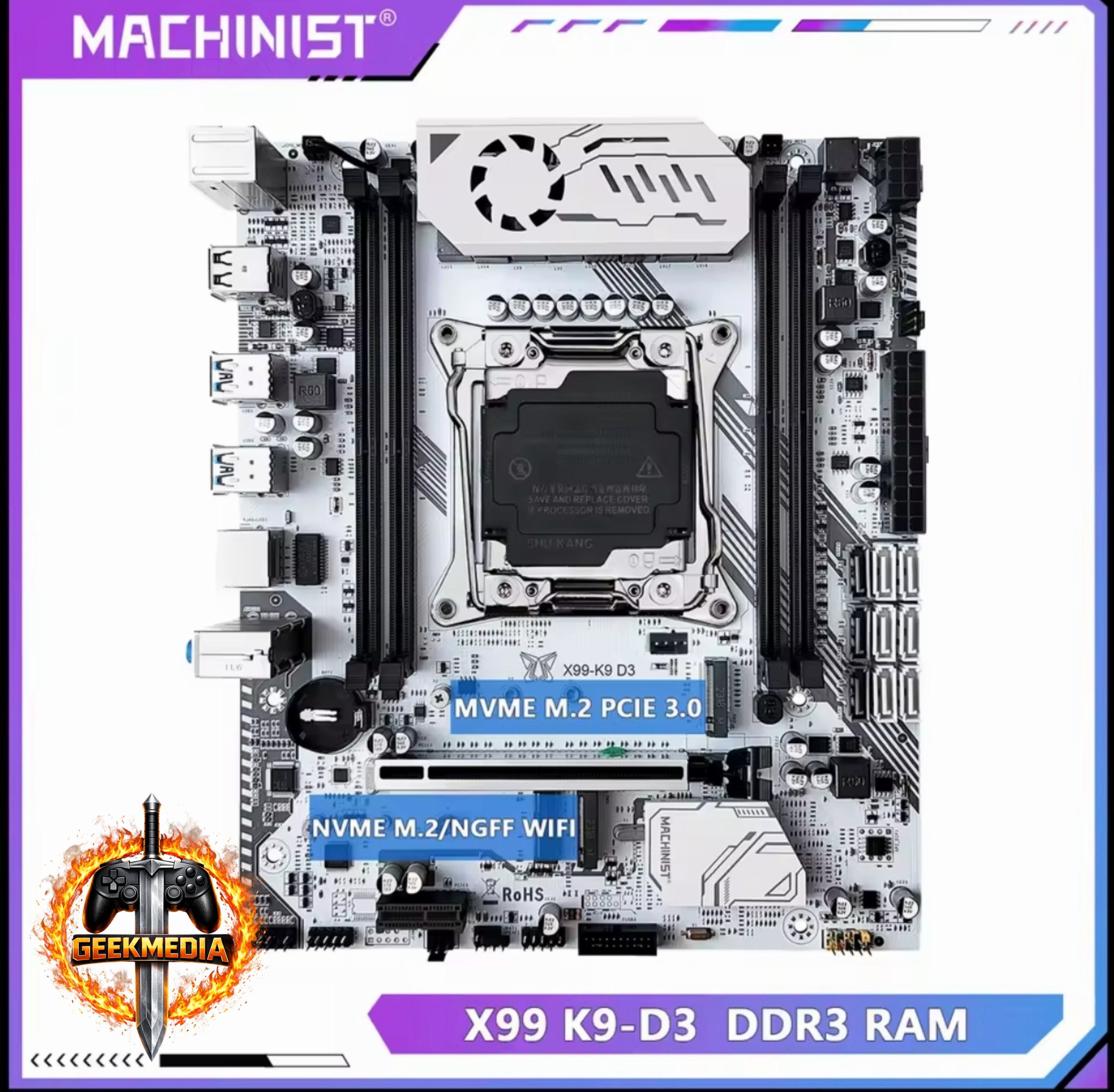 Placa-Mãe Machinist X99 K9 D3