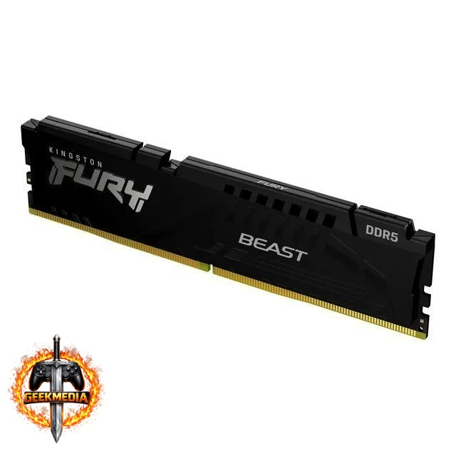 Memória Kingston Fury Beast 16GB DDR5 4800MHz CL38