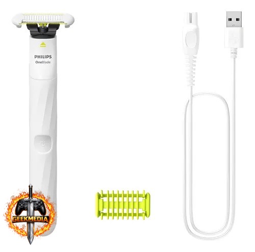 Aparador e Raspador Philips OneBlade Intimate QP1924/10 Branco