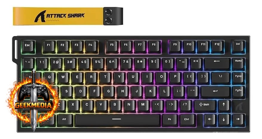 Teclado Mecânico Attack Shark R82he 8000Hz Gamer