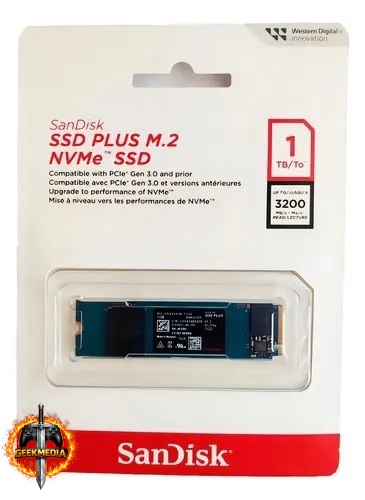 SSD M.2 1TB Sandisk Plus NVMe 2280