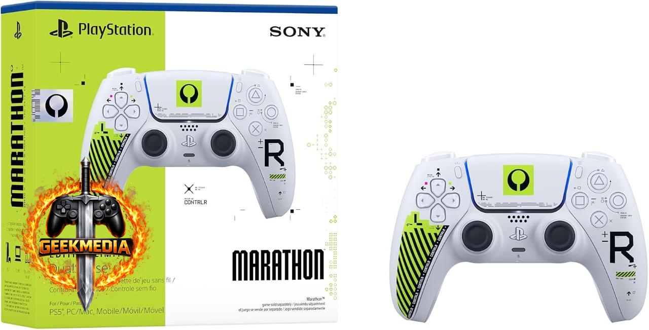 Controle sem fio PlayStation DualSense – Edição Limitada Marathon