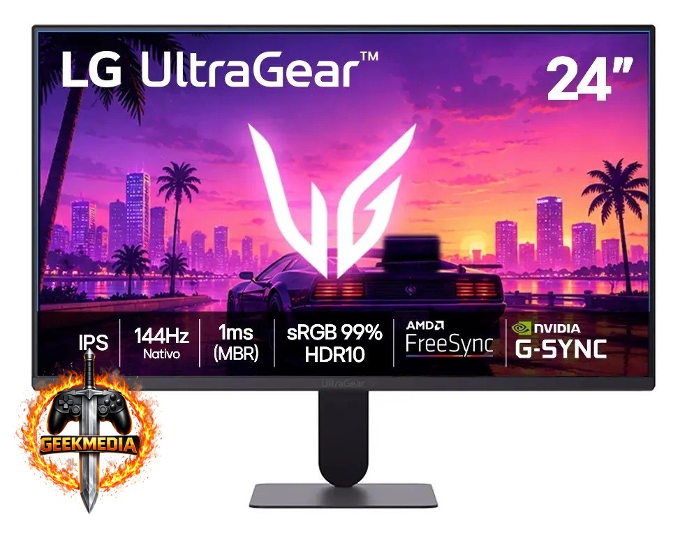 Monitor LG UltraGear 24G411B-B 24" FHD 144Hz