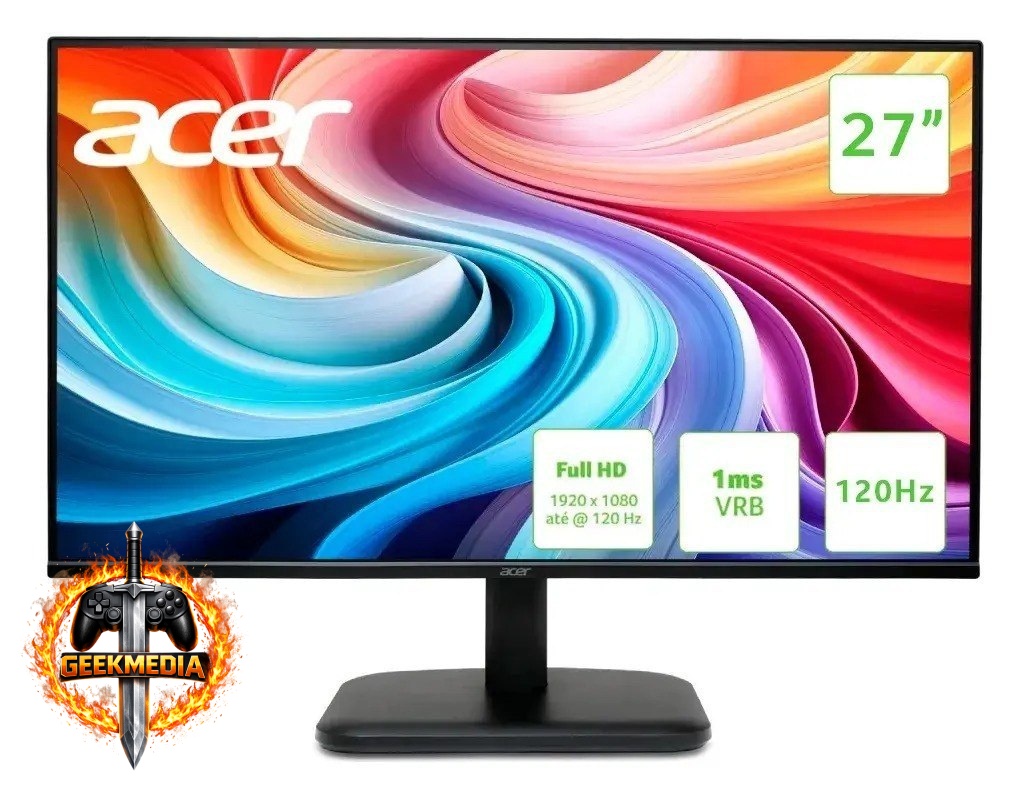 Monitor Acer EK271 GBI 27" Full HD IPS 120Hz