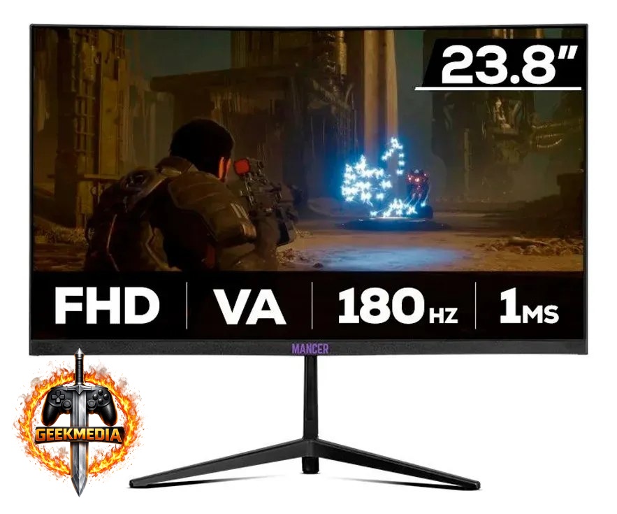 Monitor Gamer Mancer Valak Z185S 23.8" Curvo 180Hz