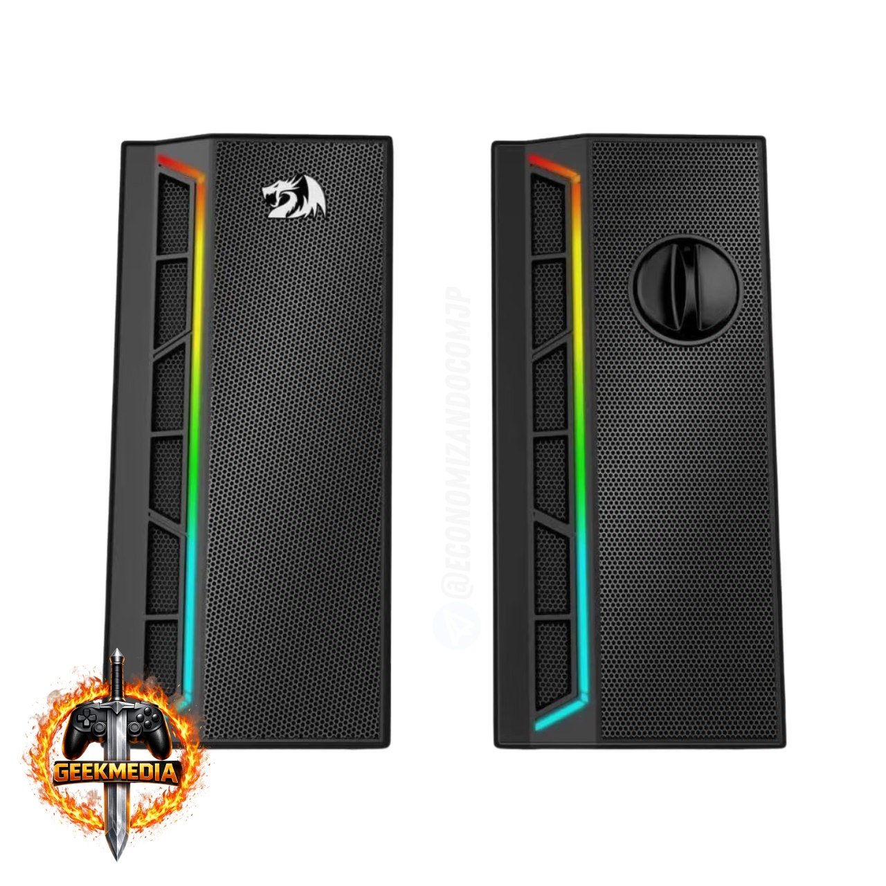 Caixa de Som Gamer Redragon Calliope RGB Preto