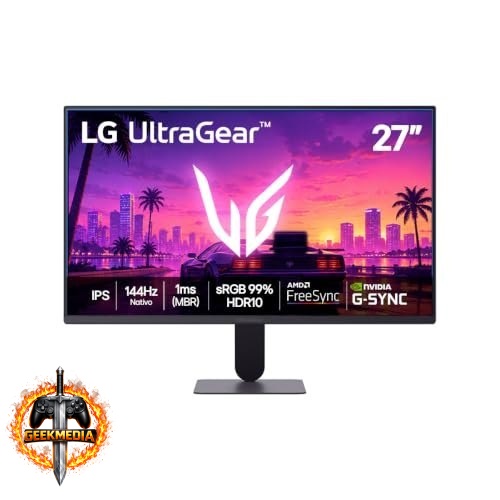 Monitor Gamer LG UltraGear 27" IPS 144Hz Full HD