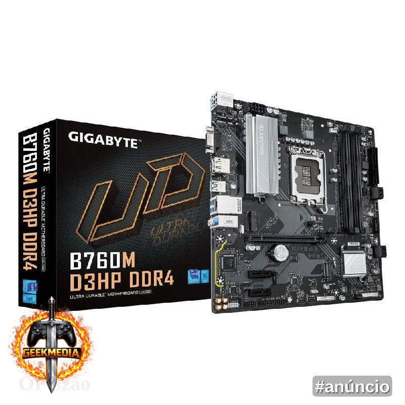 Placa Mãe Gigabyte B760M D3HP DDR4 LGA 1700