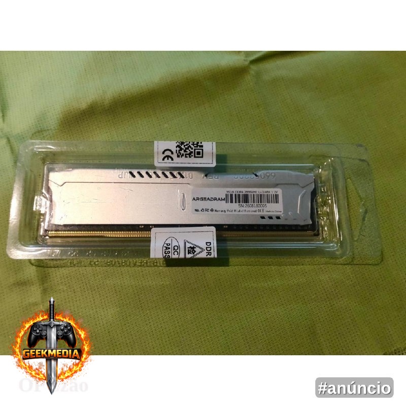 Memória RAM Argead DDR4 16GB 3200MHz CL18