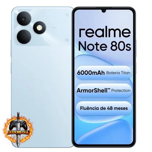 Smartphone Realme Note 80s 128GB 4GB RAM Azul