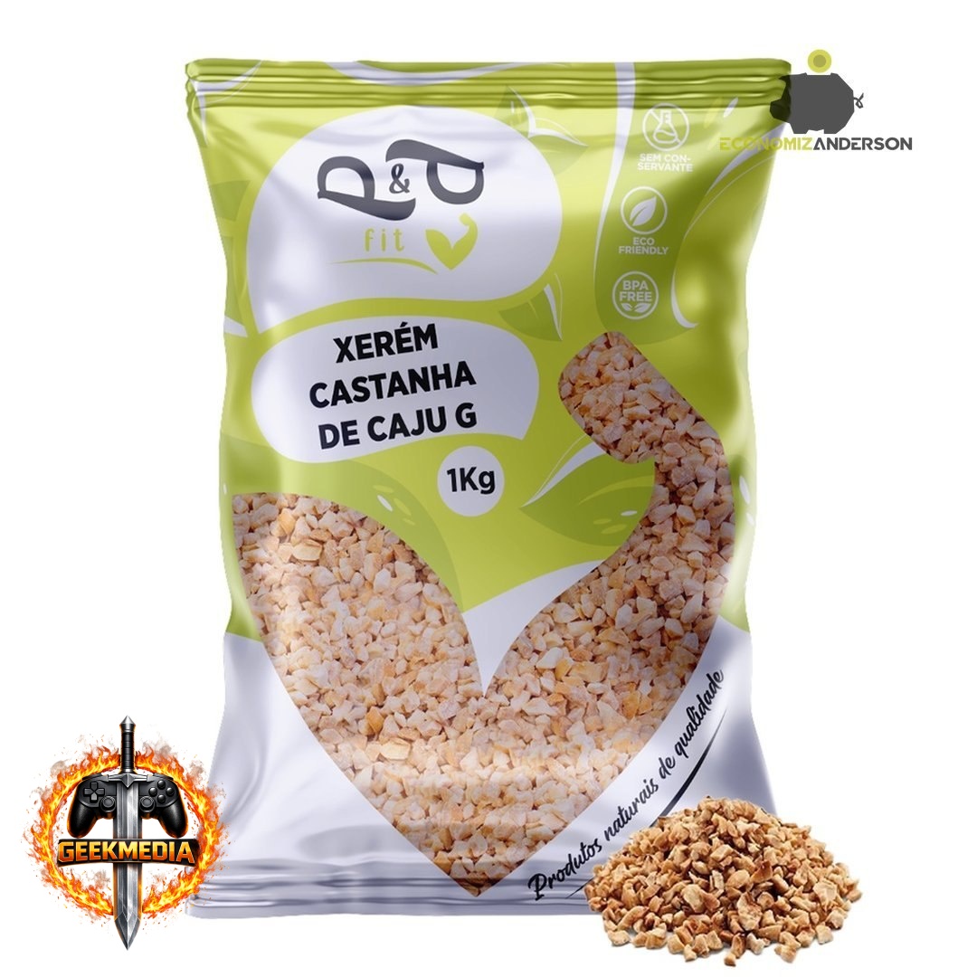 Castanha de Caju Torrada Triturada Xerém 1Kg