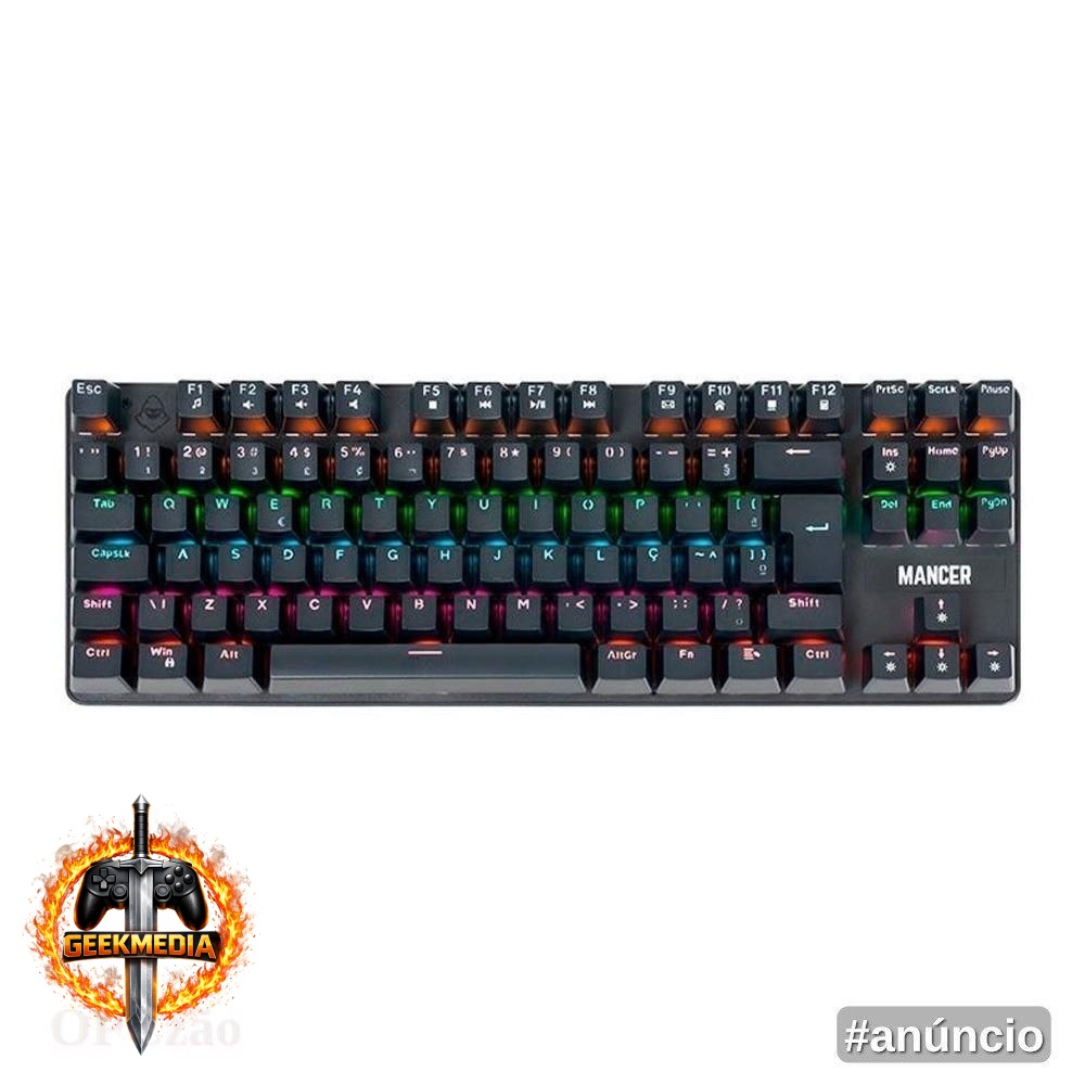 Teclado Mecânico Mancer Shade MK3 Rainbow