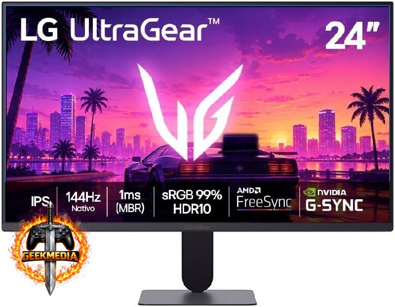 Monitor LG UltraGear 24G411B-B 24" FHD 144Hz