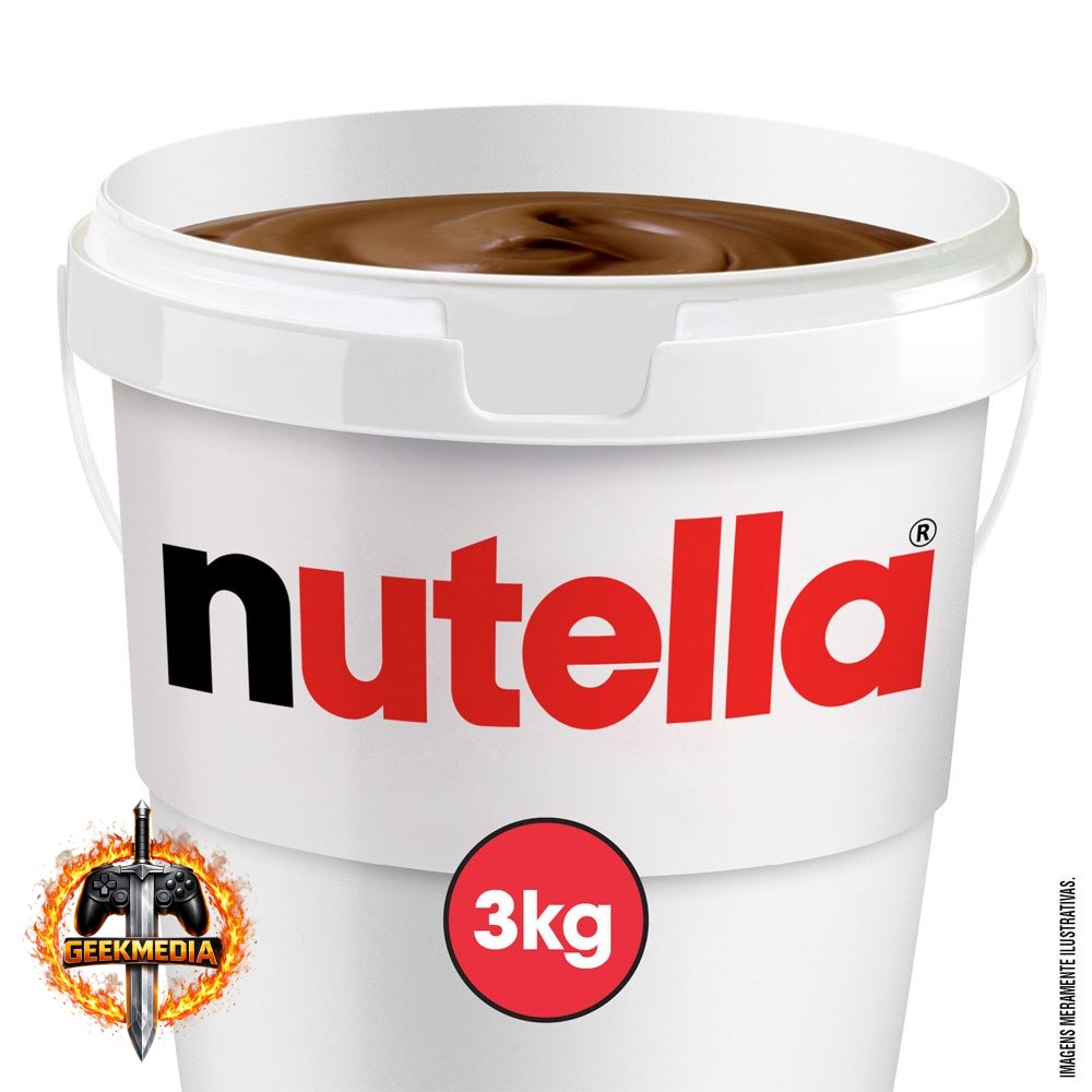Creme de Avelã Nutella Balde 3kg