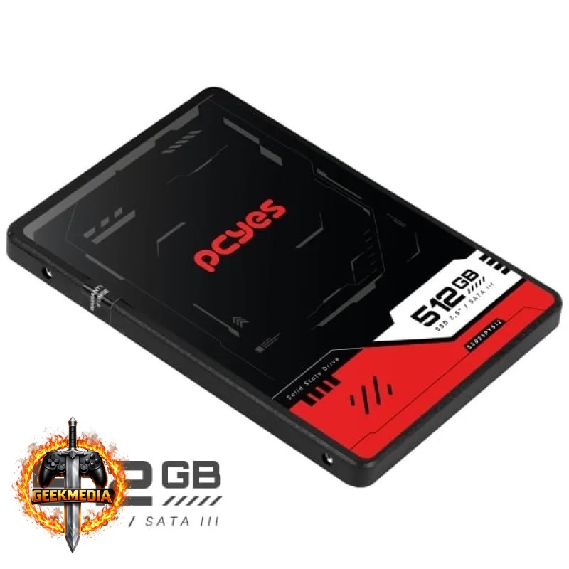 SSD Pcyes Py512 512GB SATA III 2.5" 550MB/s