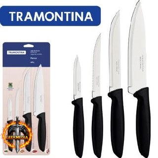 Jogo de Facas Tramontina Plenus 4 Peças Aço Inox
