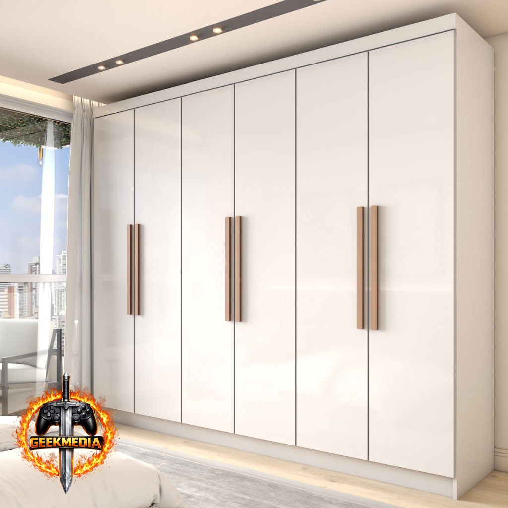 Guarda-Roupa Casal Odisseia 6 Portas 2 Gavetas