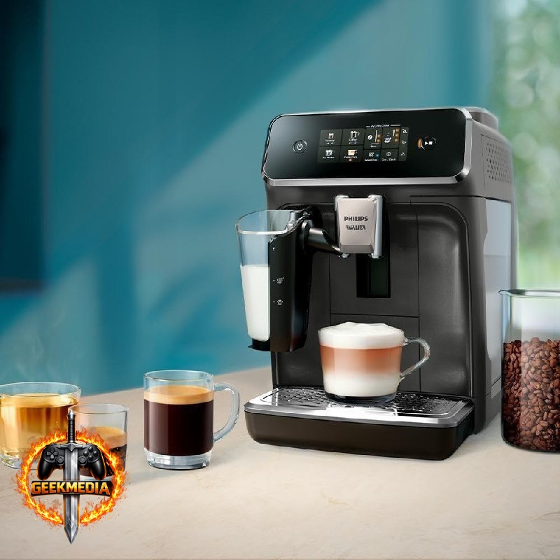 Philips Walita Cafeteira Espresso Série 2300 LatteGo Cinza