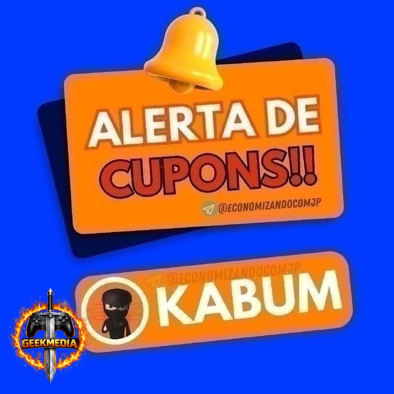 Cupom de Desconto 10% OFF Kabum (KORUJAO)