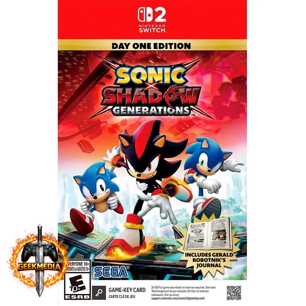 Jogo Sonic x Shadow Generations, Nintendo Switch