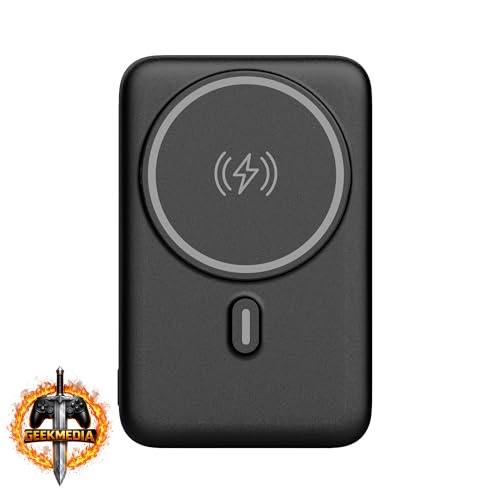 Power Bank Geonav 10.000mAh Indução MagSafe PB10MAGBK Preto