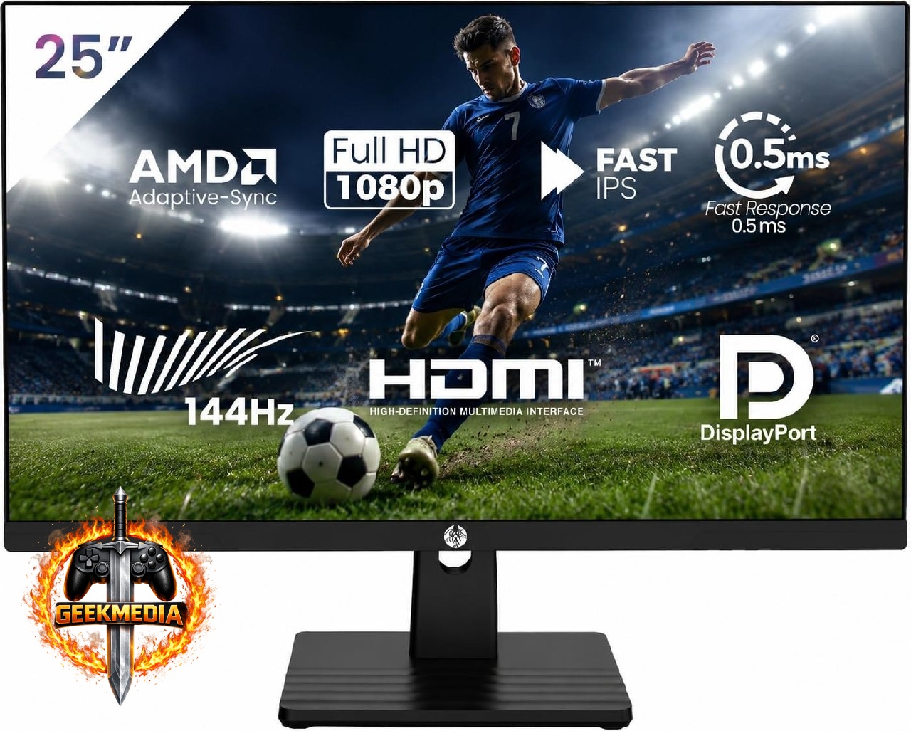 Monitor Gamer 25'' 144Hz 0.5ms FHD IPS HDR10
