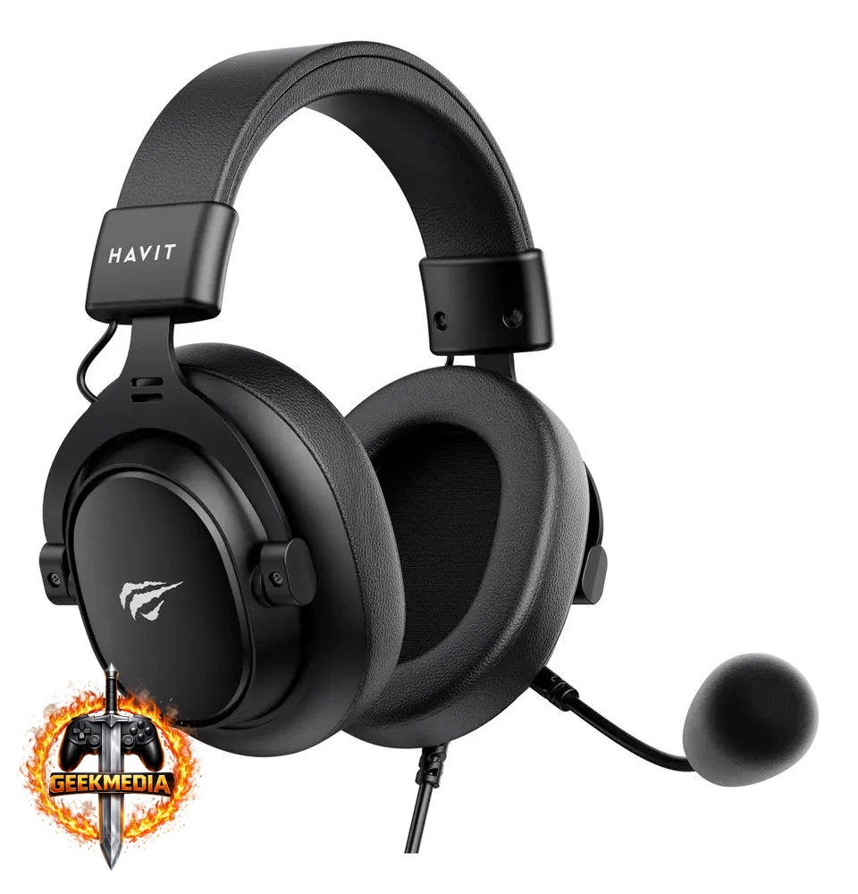 Headset Gamer Havit H2015se Drivers 53mm Microfone Removível Preto