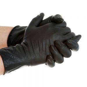 Luvas de Nitrilo (Ideal para preparação de Hambúrguer)