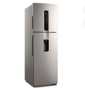 Geladeira Electrolux Frost Free Inverter 409l Água Porta Iw4 Cor Inox look