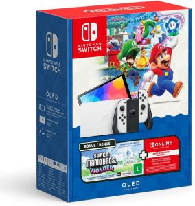 Nintendo Switch OLED  Super Mario Bros. Wonder  3 Meses Online