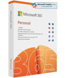Microsoft 365 Personal - Assinatura Anual (1 Usuário, 1TB)