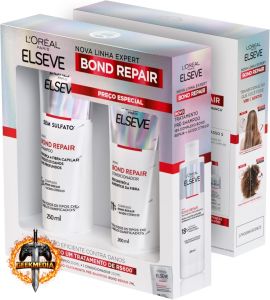 L'Oréal Paris Elseve Bond Repair Kit: Shampoo, Condicionador e Pré-Shampoo