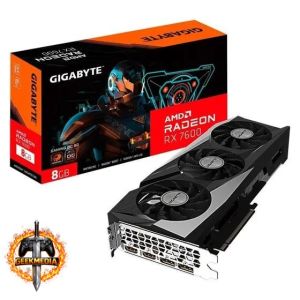 Placa de Vídeo Gigabyte RX 7600 GAMING OC 8G AMD Radeon