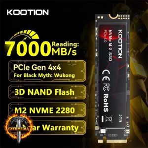 KOOTION SSD NVMe M.2 Gen4 1TB 2TB 4TB