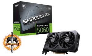Placa de Video MSI RTX 5060 Shadow 2X OC, 8GB, GDDR7