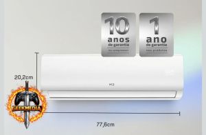 Ar Condicionado Split HQ Hi Wall Inverter 12.000 BTU/h Frio Monofásico Branco