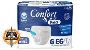 Fralda Geriátrica Confort Master Pants 16 ou 32 Unidades