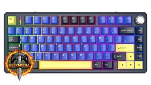 Teclado Mecânico Gamer Sem Fio Fire Phoenix Bk-f75 Pro
